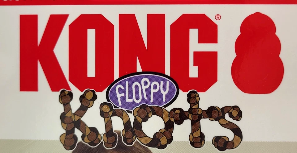 Kong Holiday Navidad Nudos Flojos Zorro Verde S/M Chirriante Perro Juguete 9x6" Foto 2 de 4