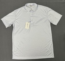 Collars And Co Performance Checkered Polo Shirt Men s XL