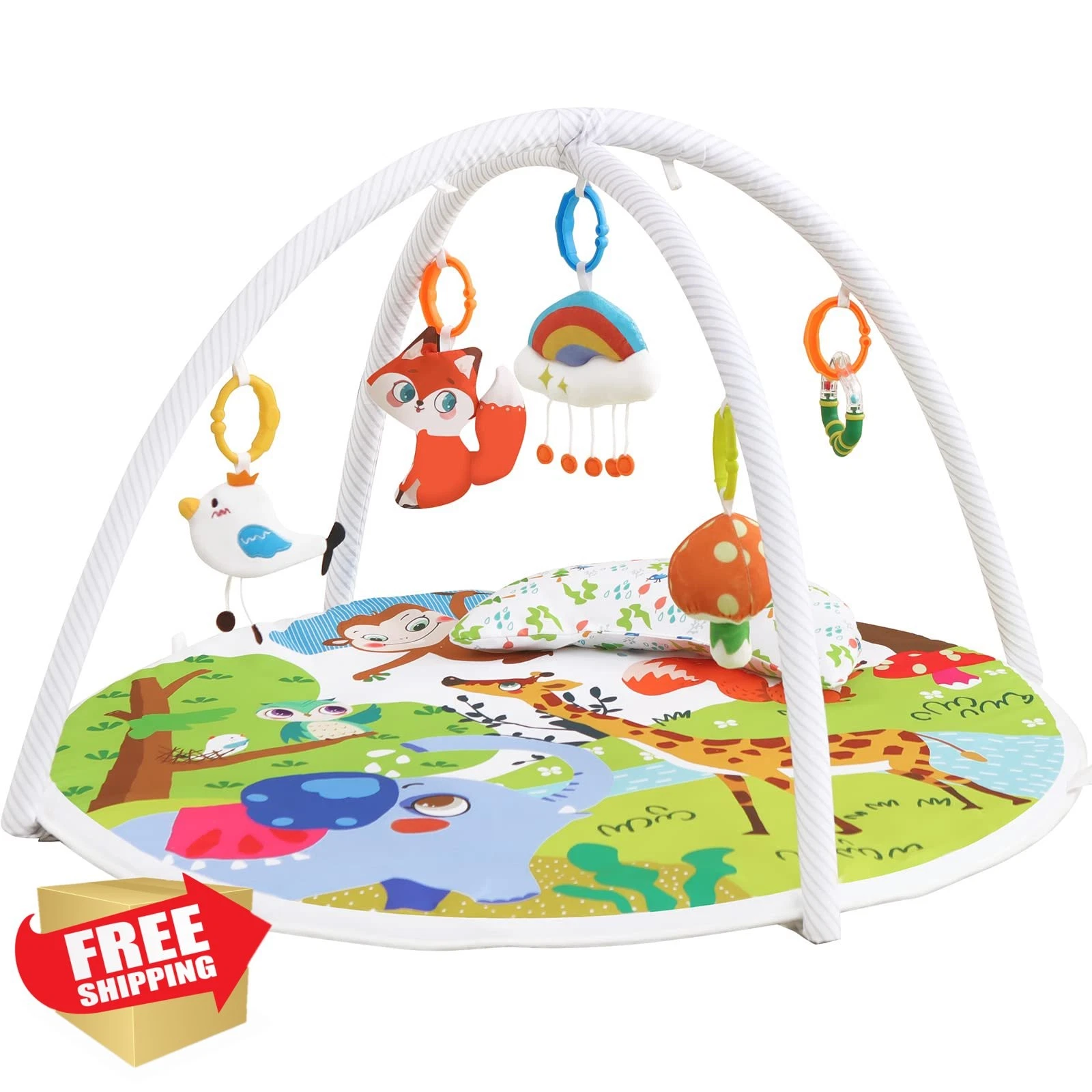 ZILLYBEE Baby Play Gym Activity Mat