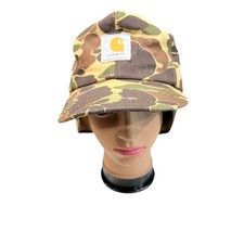 Carhartt Camo Insulated Ear Flap Hat XL USA Made 3M Thinsulate Hunting Cap
