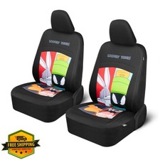 Looney Tunes Car Seat Covers Bugs Bunny Taz Daffy Duck 2pc Universal
