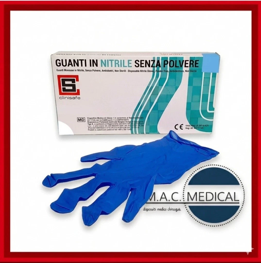 Guanti In Nitrile Senza Polvere Full Grip N85 Arancione – gr. 8,4 (M