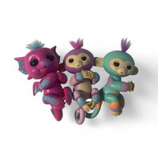 WowWee Fingerlings Interactive Baby Monkeys And Dragon 2 Are Working Blue Isn  t 