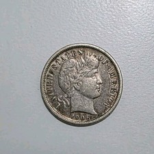 USA! 1906-O Silver Barber Dime Ten Cents Coin in XF grade!