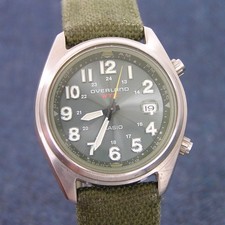 Retro CASIO OVW-100BJ Overland Solar Lume Field Watch Rare