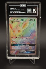 Leafeon GX 157/156 TAG 10 GEM MINT Pokemon Ultra Prism Rainbow Secret Rare FA on eBay