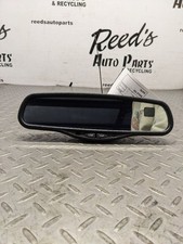 01-02 Gm Suv Black Cabin Interior Rear View Mirror Glass W Compass Temp 1180227