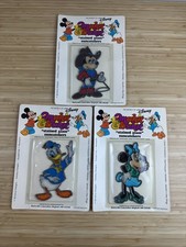 Mickey Minnie Donald Makit Bakit Stained Glass Suncatcher Vtg Disney NEW