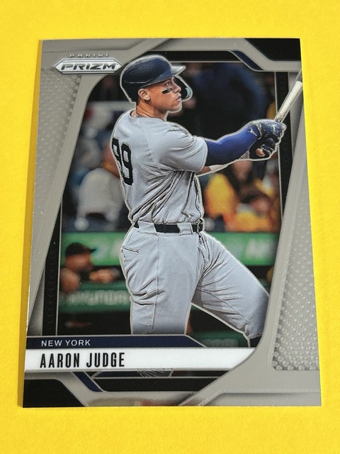 Aaron Judge 2025 Panini Prizm (SP) Silver Base Card #26 New York Yankees