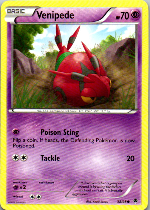 Venipede Common Emerging Powers 38/98 LP