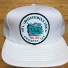 Vtg Longshoreman Union Hat ILA Galveston Texas 20 Mesh Trucker Snapback 80s 90s