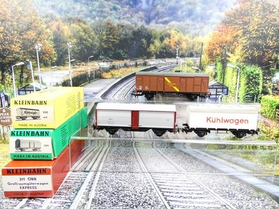 Kleinbahn 309/311/320 - H0 - ÖBB - 3tlg. Konvolut Güterwagen - OVP - #5A849