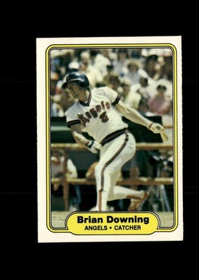 Brian Downing - 1982 Fleer Baseball #457 - California Angels + Fast Free Ship