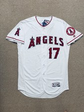 2018 Shohei Ohtani LA Angels Majestic Authentic Flex Base Rookie RC Jersey 44 L