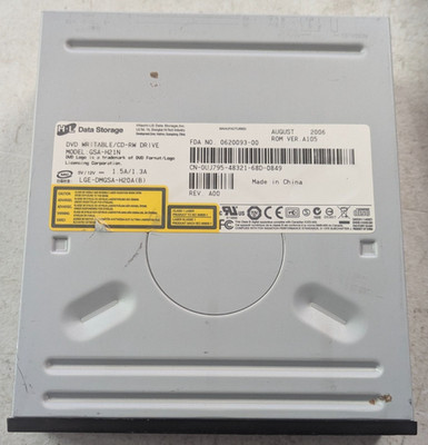 HL Data Storage GSA-H21N UJ795 IDE PATA DVD±RW CD-RW Optical Drive Black