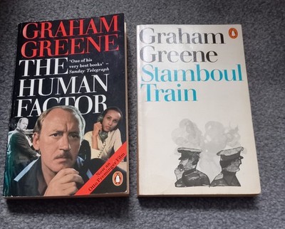 Graham Greene Vintage Books Stamboul Train & The Human Factor penguin Vgc