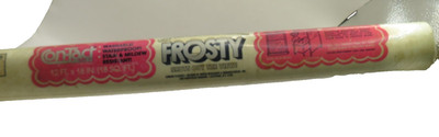 Vintage Con-Tact Self Adhesive Frosty Shuts Out View-12 FT x 18 Inches-Comark P