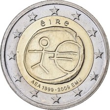 [#1222239] Ireland, 2 Euro, 2009, Dublin, Bi-Metallic, MS