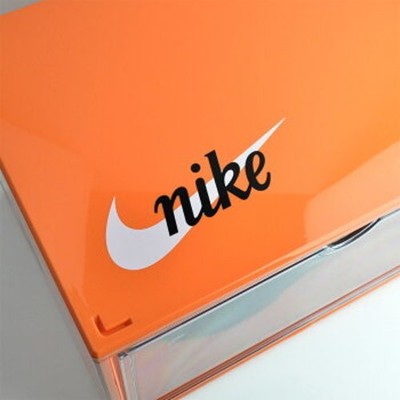 NIKE VINTAGE SHOES BOX China Shanghai Exclusive Orange Plastic
