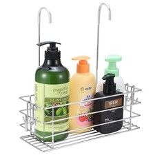 Estante de ducha colgante para baño, ducha, organizador, freno de champú, giratorio...