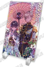 Acrylic stand/acrylic panel Kiyoka Kudo & Miyo Saimori (volume 4 cover design)