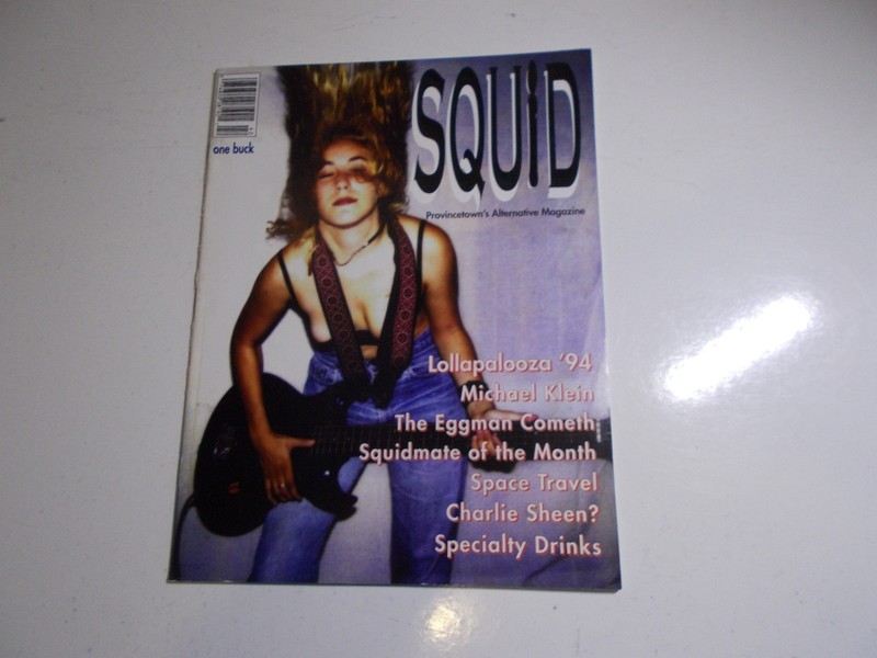 Rare SQUID Provincetown Alternative Magazine 1994 Lollapalooza Charlie Sheen