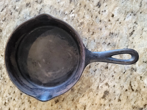Vintage Wagner Ware Sidney 0   3B Skillet Cast Iron FLAT - Afbeelding 1 van 7