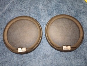 1 PAIR OF Snap / Pop On    KENWOOD 6 1/2" or 6.5" SPEAKERS GRILLS COVERS