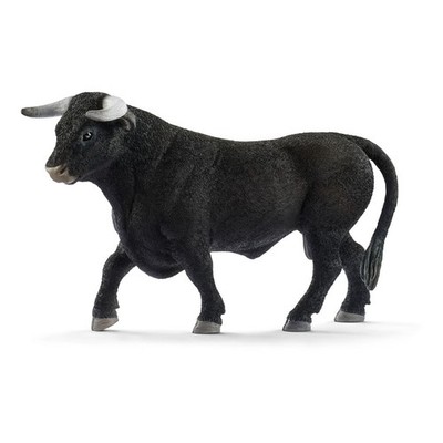 SCHLEICH Farm World Black Bull Toy Figure, Black (13875)