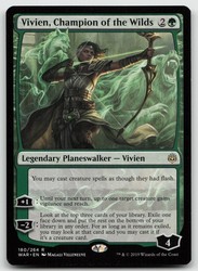 Vivien, Champion of the Wilds 180/264 War of the Spark Rare MTG