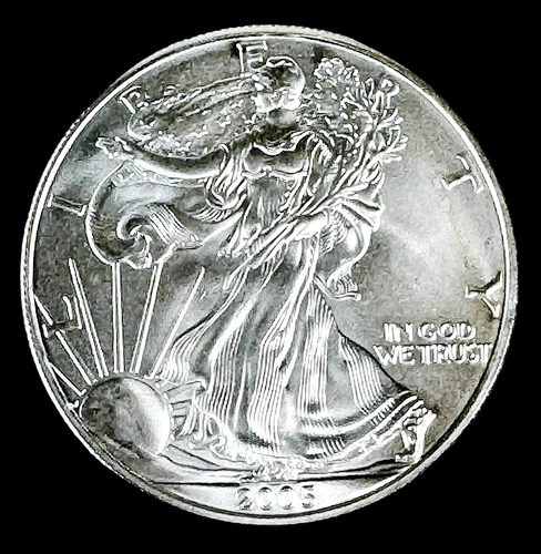 2005 BU American Eagle Coin  .999 1 Oz Silver Bullion