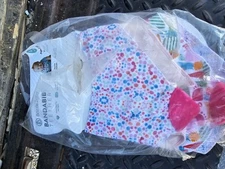 Bazzle Baby BandaBib with Teether, Poppy Play, 4pk