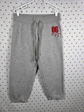 Victorias Secret PINK Vintage ROAD TRIP Sweats Joggers Y2K 86 MEDIUM Grey