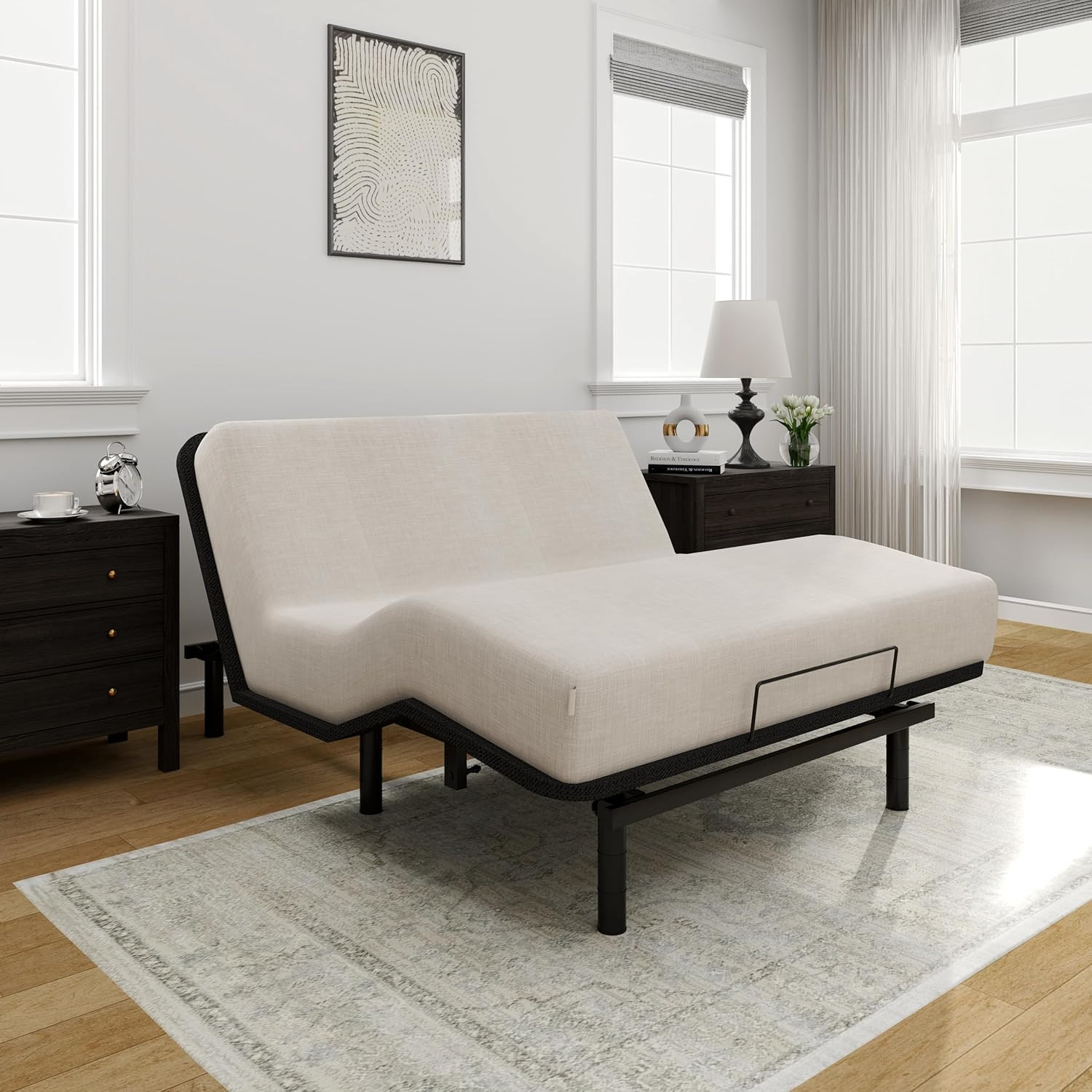 Base Queen Size,segmented Design,easy Assemble,ox