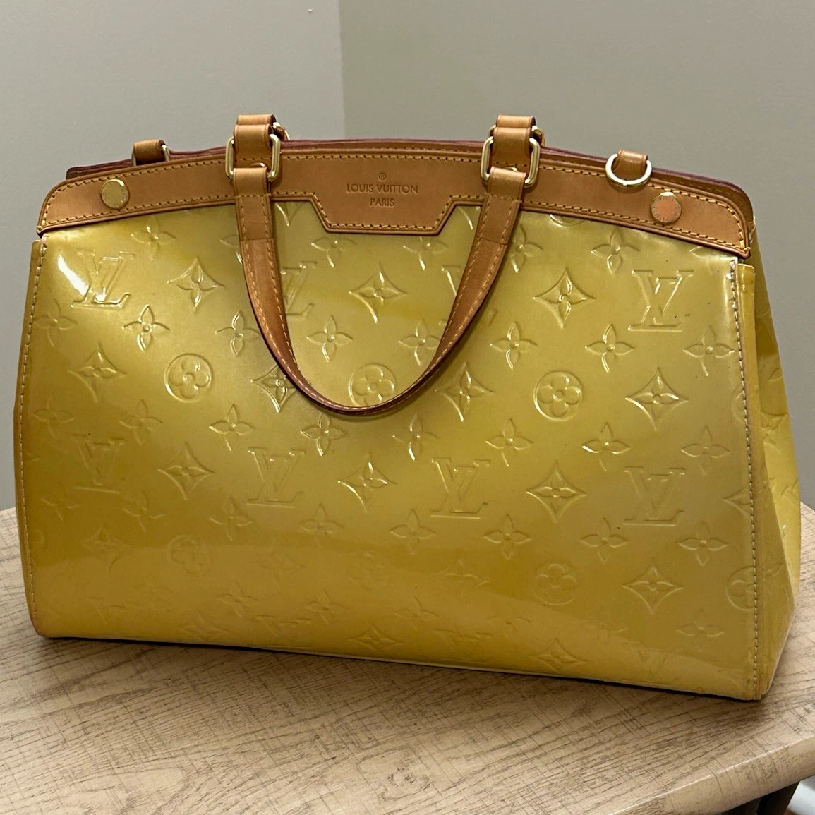 Louis Vuitton Yellow Patent Bags & Handbags for Women for sale | eBay