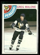 1978-79 Topps Greg Malone Pittsburgh Penguins #233