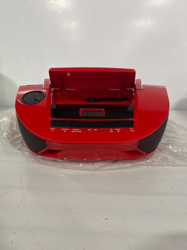 Portable CD Player with Radio, Bluetooth and USB Port-USED