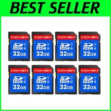 High-Speed 32GB SD Card Bundle - Class 10 8-Pack 
