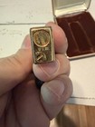 WIN Red & Gold Floral Enamel Pocket Lighter w/ Case — photo 4
