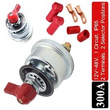 300a 12v High Current Master Battery Disconnect Switch Heavy Duty Power Cut Off