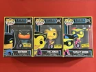 Funko Pop Black Light Batman 369 Joker 370 Harley Quinn 371 Hot Topic Exclusive!