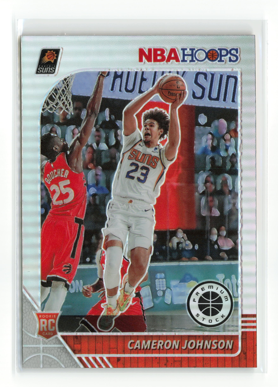 CAMERON JOHNSON #208 RC 2019-20 PANINI HOOPS PREMIUM STOCK SUNS SILVER