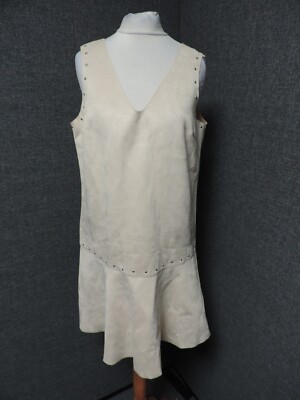 Next Petite Schlupfkleid Wildlederoptik UK 12 UVP 45 £ LN026 FF 08