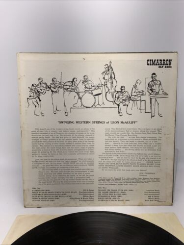 LEON MCAULIFF: swingin' western strings Cimarron 12" CLP 2002 - Imagen 3 de 9