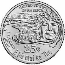 2023   P  BU    EDITH  KANAKA'OLE   AMERICAN WOMEN QUARTER