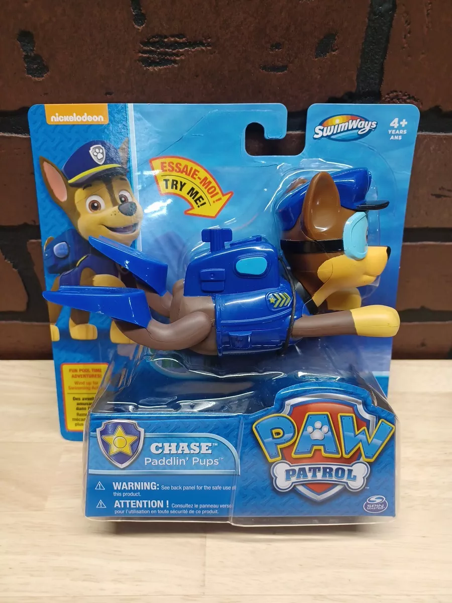 Swimways Paw Patrol Chase Paddlin Pups police dog Merpup Wind up