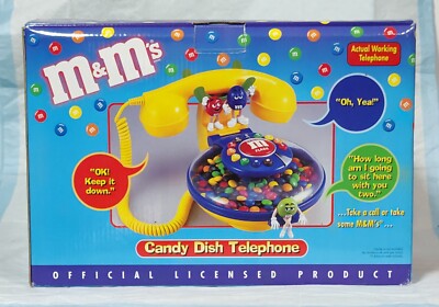 00' M&M's Candy Dish Telephone 電話機 箱付美品 00' M&M's Candy Dish Telephone 電話機 箱付美品