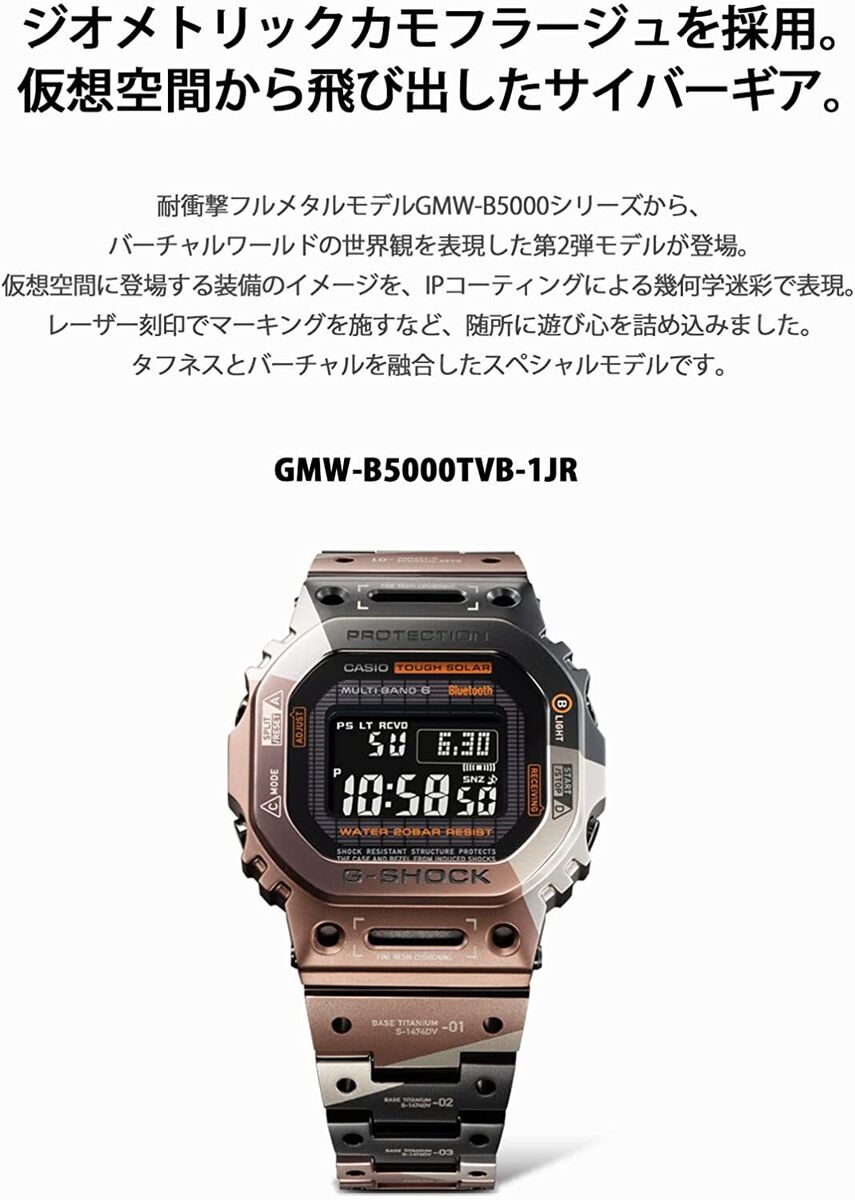 Casio G-SHOCK GMW-B5000TVB-1JR TITANIUM FULL METAL Watch Men JAPAN LIMITED
