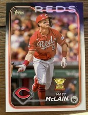 Matt McLain Rookie Cup Card 2024 Topps Series 1 Baseball #327 Cincinnati Reds