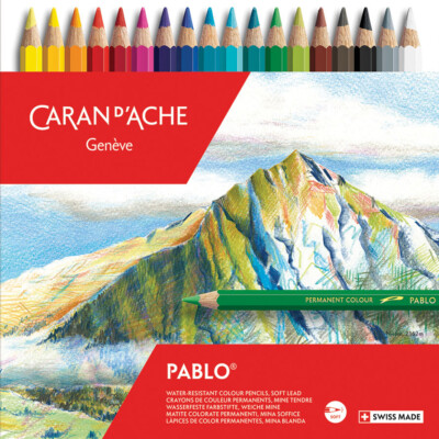 Caran d'Ache Pablo Permanent Farbstift | 120 Farben | geringer Zusatzversand